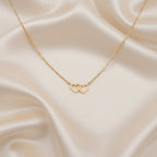 necklace forever alva gold hearts