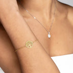 bracelet gold tree of life alva